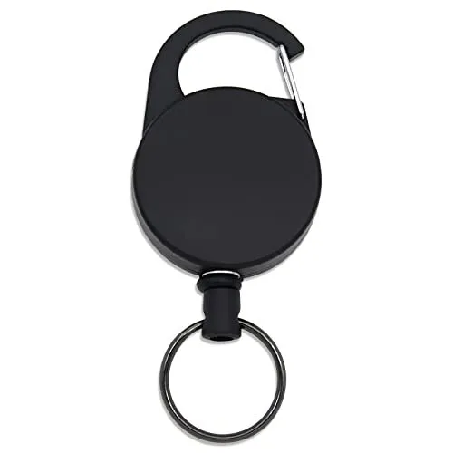 Retractable Keychain Key Holder-Rings - Heavy Duty Key Holder Belt Clip with