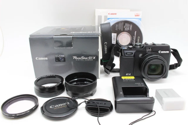 【 NEAR MINT IN BOX 】 CANON Power Shot G1X 14.3MP Digital Camera From JAPAN