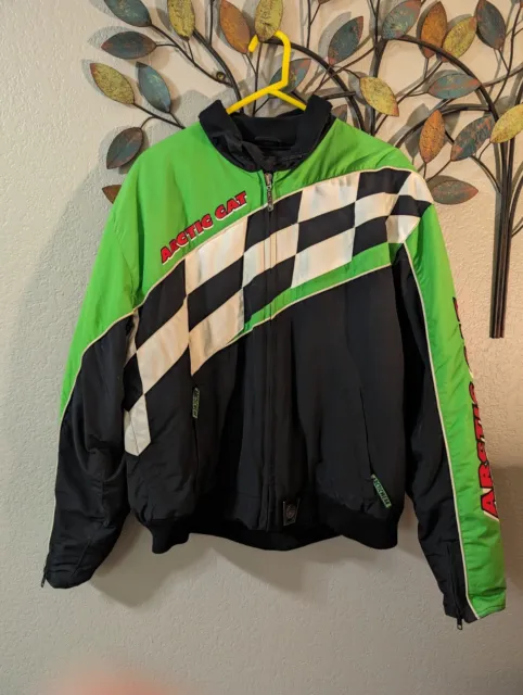 Team Arctic Cat Arcticwear Jacket Size LARGE - Snowmobile Snowcat Coat