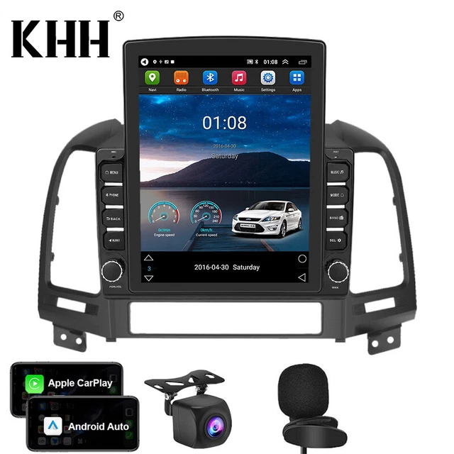 Android 11 Car Stereo Radio GPS Navi WiFi 9.7'' For Hyundai Santa Fe 2 2006-2012