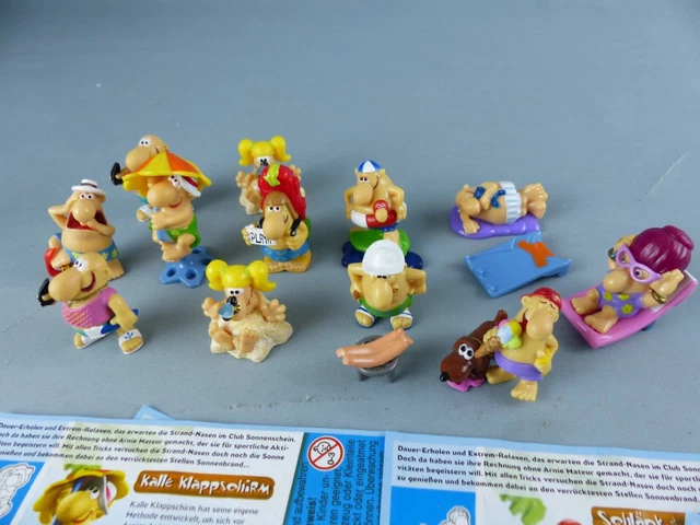 Jouets KINDER série STRAND-NASEN IM CLUB-URLAUB de 2007 complète + BPZ 46