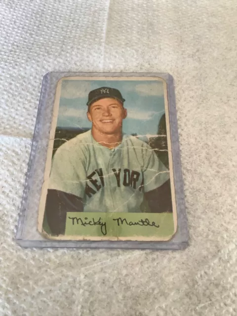 Mickey Mantle #65 1954 Bowman HOF