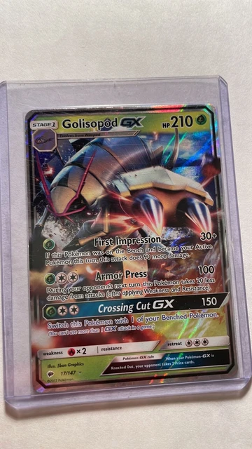 Golisopod - Burning Shadows - 17/147 - Ultra Rare - NM - Pokemon