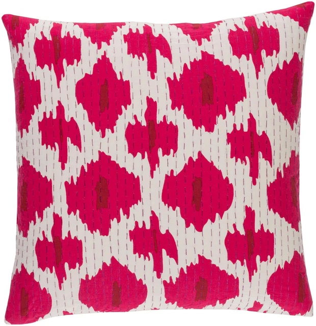 Surya Kantha Cotton Large Square Pillow 5" x 22" x 22" KTH001-2222P