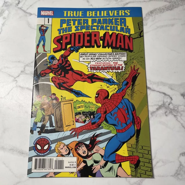 Marvel Comics True Believers #1 Peter Parker, The Spectacular Spider-Man 2017