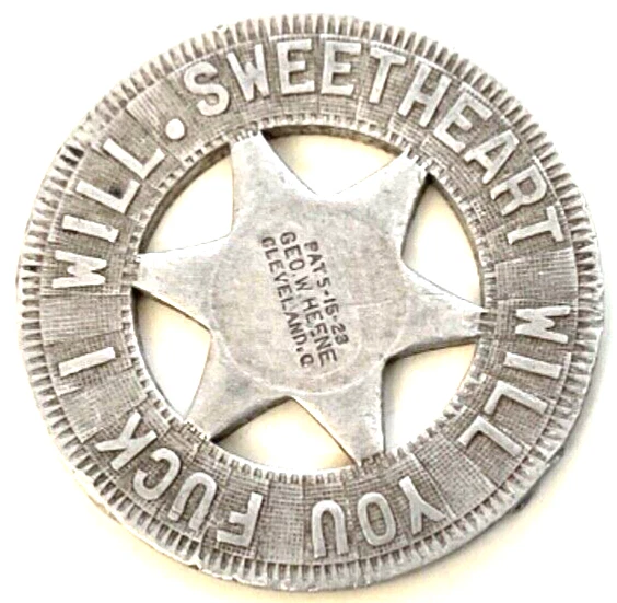 Cleveland Ohio Sweetheart Token