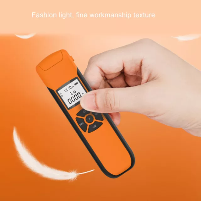 Mini Optical Power Meter High Accuracy Rechargeable Portable Fiber Optic HOT