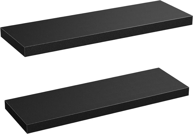 Set di mensole galleggianti da parete con luce a LED