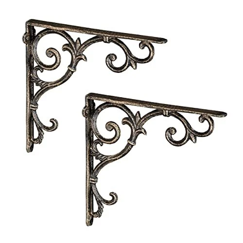 Équerres Pour étagère 12,7 X 10,2 Cm – 12 Paires Grises, Support Mural Solide, Onestopdiy