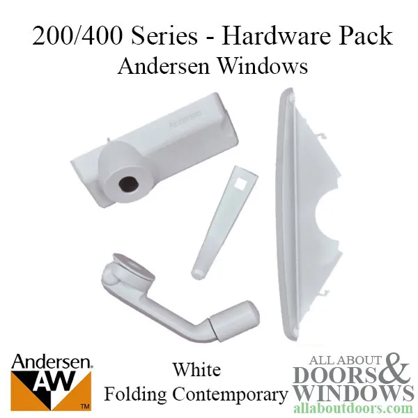 Andersen Casement Window - 200/400 Series - Hardware Pack - Folding Contemporar