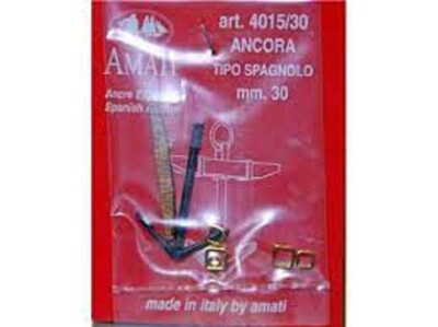 4015/30 Amati AMATI MODELLISMO Ancora Spagnola con ceppo in legno 30mm 
