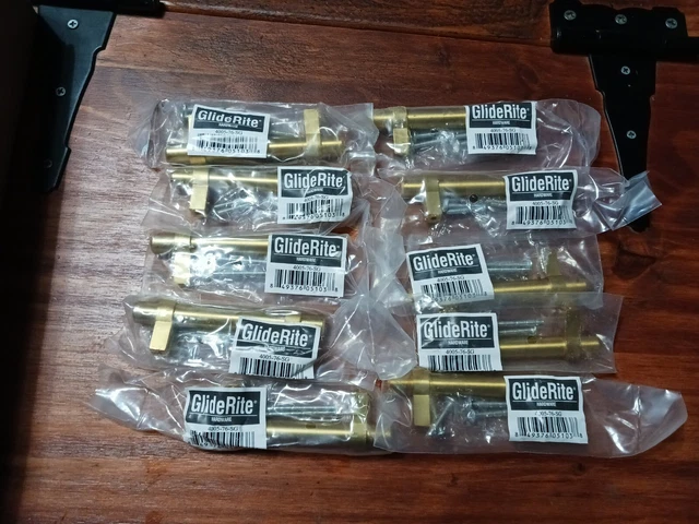 GlideRite Drawer Handle Cabinet Pulls 3" Gold Satin (10)Pk 4005-76-SG-C #74