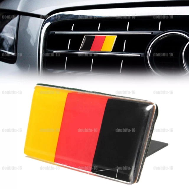 German Flag Logo Stickers Car Front Grill Grille Emblem Badge Decal Accessories