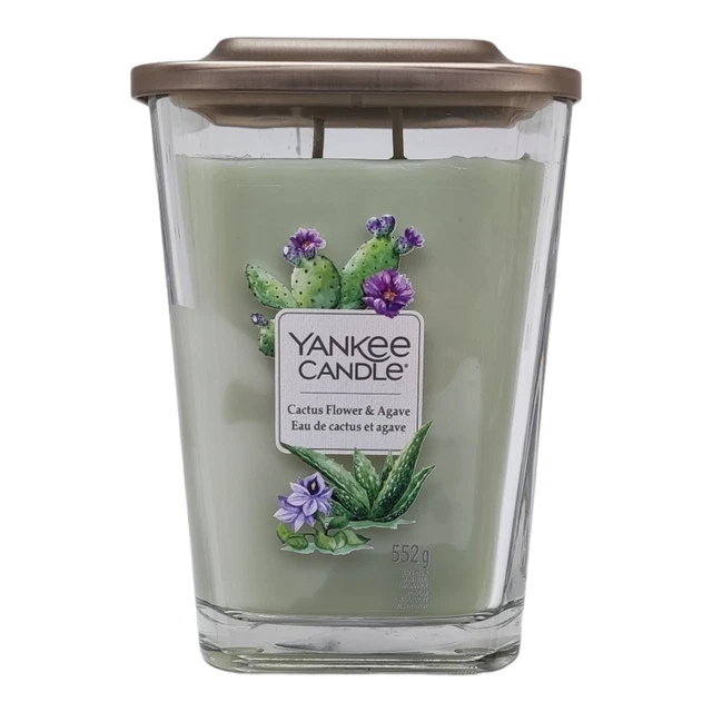 Yankee Candle Lid Designed 552g Cactus Flower and Agave