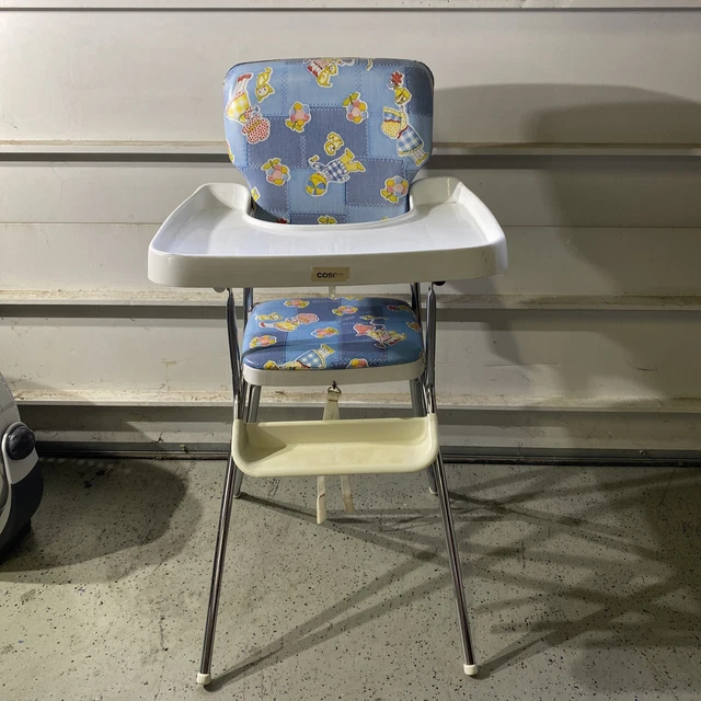 VINTAGE METAL VINYL Cosco Holly Hobbie Highchair High Chair Retro Nice