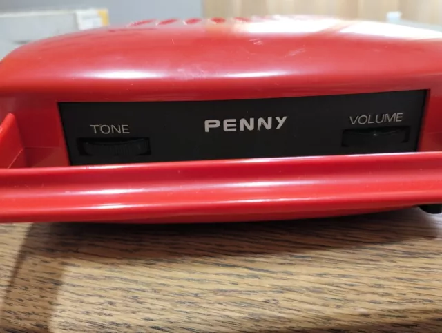 Penny Mangiadischi Anni 70  Corrente/Batterie | Rosso Vintage