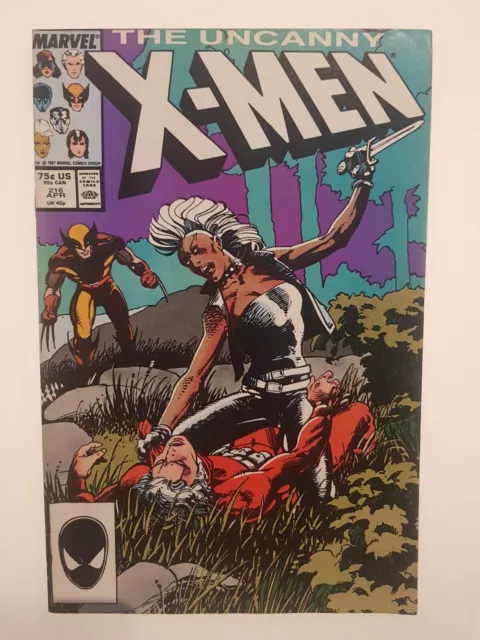 MARVEL comics group 1987 The Uncanny X Men N°216, Wolverine, Storm,