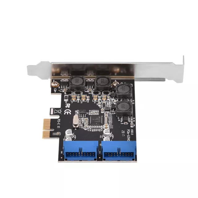 5Gbps PCI-E PCI-Express To Internal 2 Port 19Pin Header USB 3.0 Card Adapter