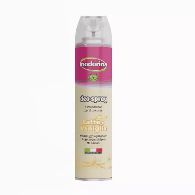 INODORINA SPRAY DESODORANTE LECHE Y VAINILLA, 300 ml