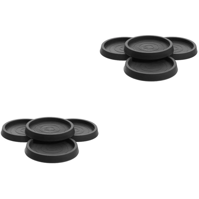 8 piezas Muebles antideslizantes Caster Taza de montaña rusa Muebles de goma Tapón redondo para