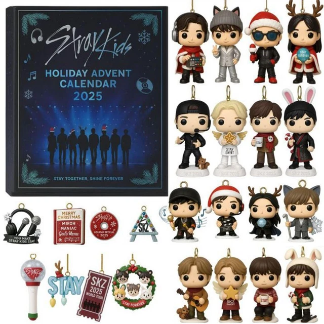 Stray Kids Holiday Advent Calendar 2025, Kpop Christmas Countdown Gift Box, 24 Days of Surprises for Fans main image 1