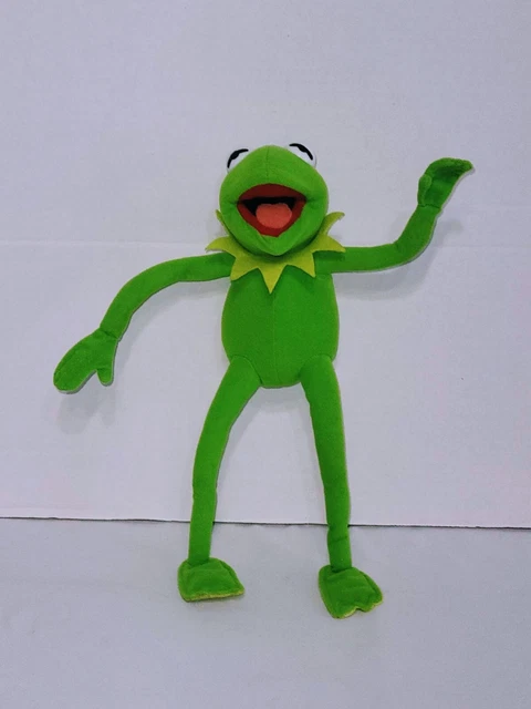 Vtg Kermit the Frog Jim Henson 12” Muppets Bendable Plush Stuffed Animal Nanco