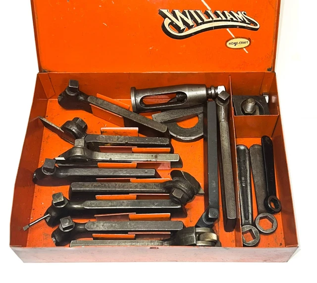 Williams / Armstrong Lathe Tool Holders W/ Rocker Tool Post Williams / Armstrong Lathe Tool Holders W/ Rocker Tool Post