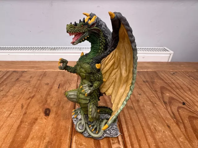 Limited Edition Enchantica Infernos Mighty Fire Tongue Porcelain Dragon Figurine