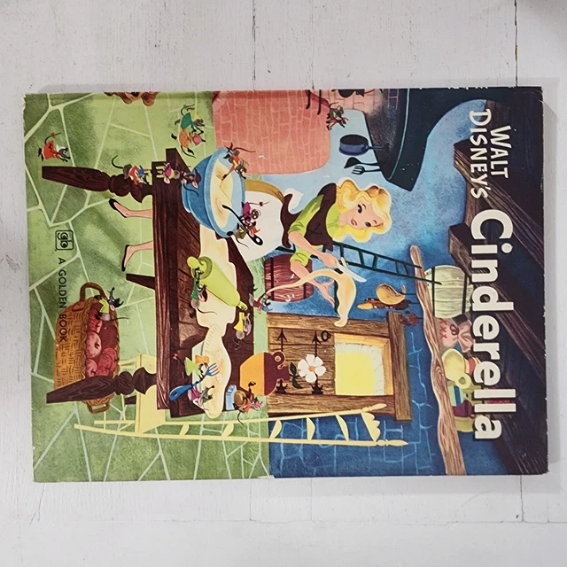 A Big Golden Book: Vintage Walt Disney's Cinderella Hardback 1975