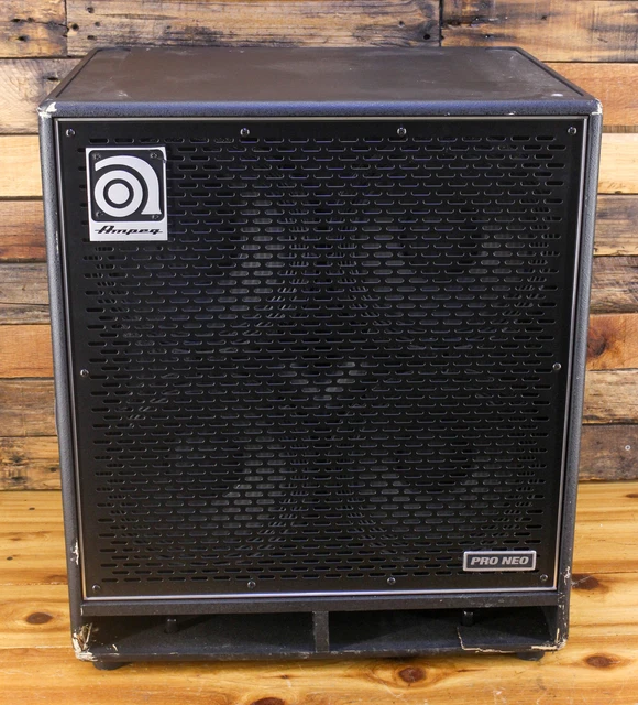 Ampeg Pro Neo Series PN-410HLF 850W 4x10 Bass Speaker Cabinet Black BLEMISH Ampeg Pro Neo Series PN-410HLF 850W 4x10 Bass Speaker Cabinet Black BLEMISH