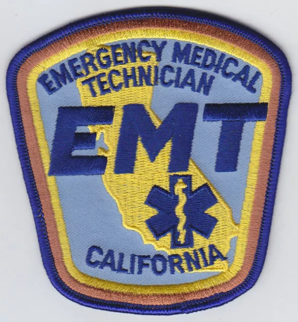 California EMT Shoulder Patch Emergency Medical Technician