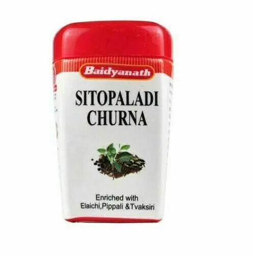 Baidyanath Sitopaladi Churan Pulver Komplette ayurvedische Formel 60 g UK