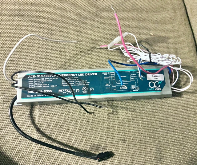 Ace ACE-G10-1555CP Constant Power Emergency LED Driver