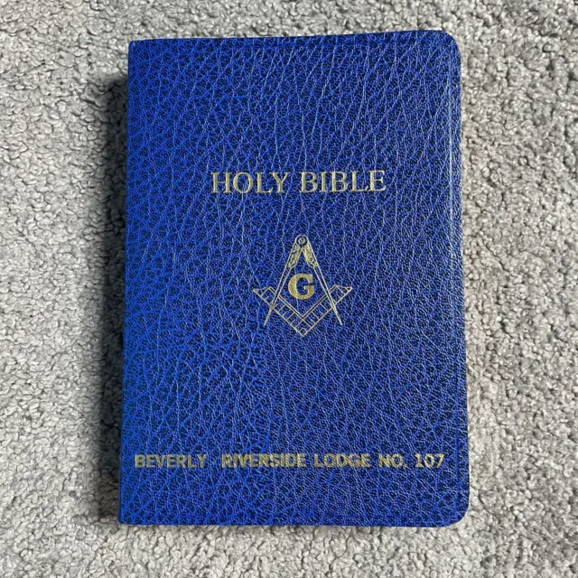 Freemasonry And The Hol Y Bible Collectible 1991 Heirloom Bible