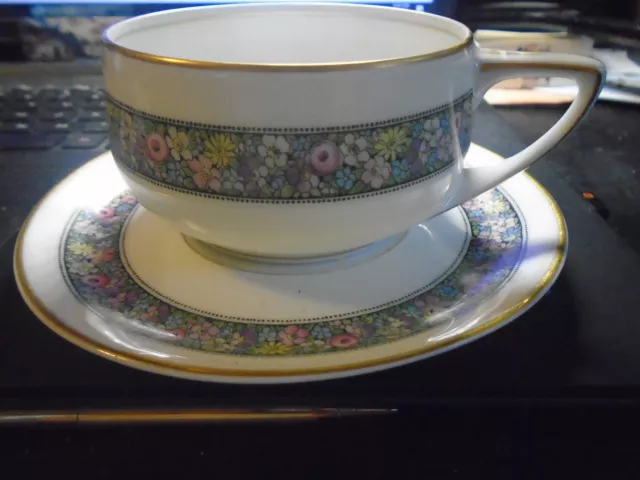 Rosenthal/Continental 2100 Cup/Saucer0.. Pink Yellow Blue Floral