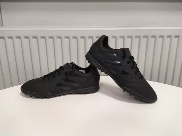 Adidas Goletto VIII Junior Boys Black Astro Turf Football Boots 4uk EF7252 2019
