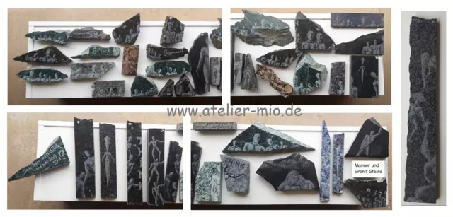 Akt Marmor Granit Unikat Stein Skulptur Objekt Kunst Einzelstück von Künstlerin 2