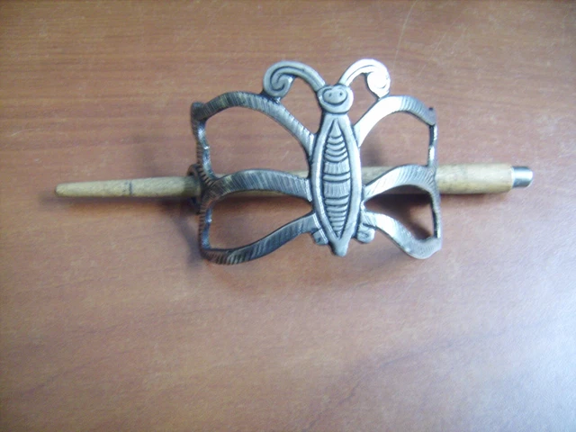 Barrette en bois/ Barrette à cheveux russe