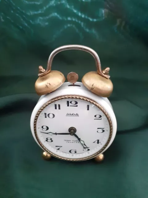 Réveil Mécanique Vintage Miniature Pendulette Wehrle