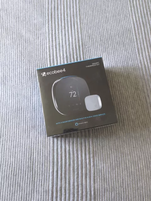UNOPENED ecobee ecobee4 Smart Programmable Thermostat - Black (EB-STATE4-01)