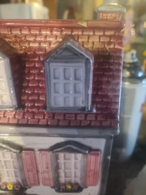 Flower Store Cookie Jar Sherwood Brand 1999 Ceramic Victorian House