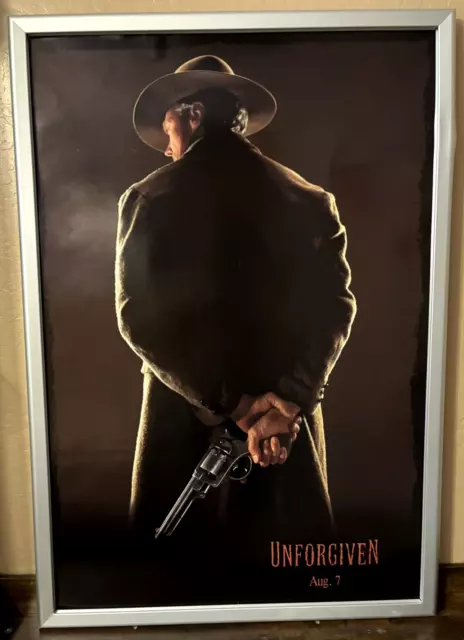 1992 “Unforgiven” Original Double Sided Theatrical Movie House Poster 27“x 40".