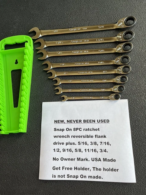Snap-on Tools NEW 3/4 Reversible Flank Drive Plus Ratcheting Wrench Snap-on Tools NEW 3/4 Reversible Flank Drive Plus Ratcheting Wrench