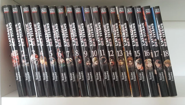 L'Attaque des Titans : Tome 1 à 18 (manga de Hajime ISAYAMA)