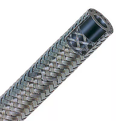 Aeroquip AQP Lightweight Flexible S/Steel Outer Braid Racing Hose, -12 Hose Size