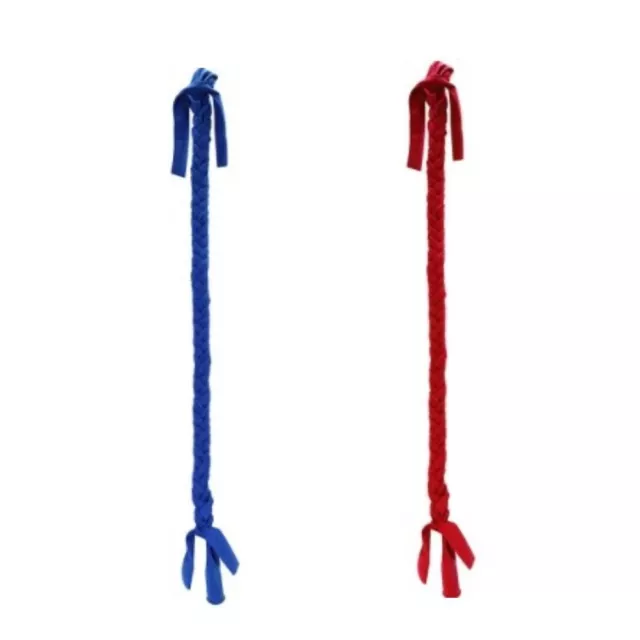 Blue or Red Horses Braid-in Tail Bag  Horse