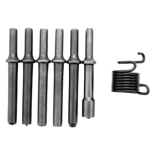 Kit de herramientas de martillos de aire neumáticos de suavizado de alta resistencia 7 piezas H2Z7