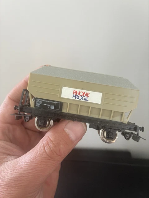 JOUEF HO N°6575 Wagon Trémie « RHÔNE-POULENC » Fond Ouvrant Neuf Sous