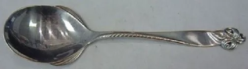 Orchid Elegance By Wallace Sterling Silver Sugar Spoon 6 1/4"