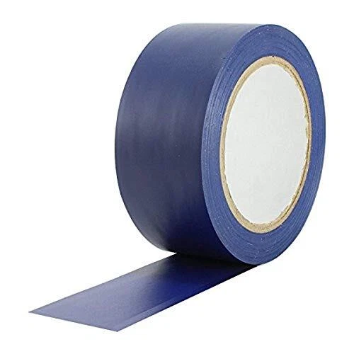 Chu's Packaging Supplies HHVT436BL Aisle Marking Vinyl Tape 4" x 36 yd Blue P...